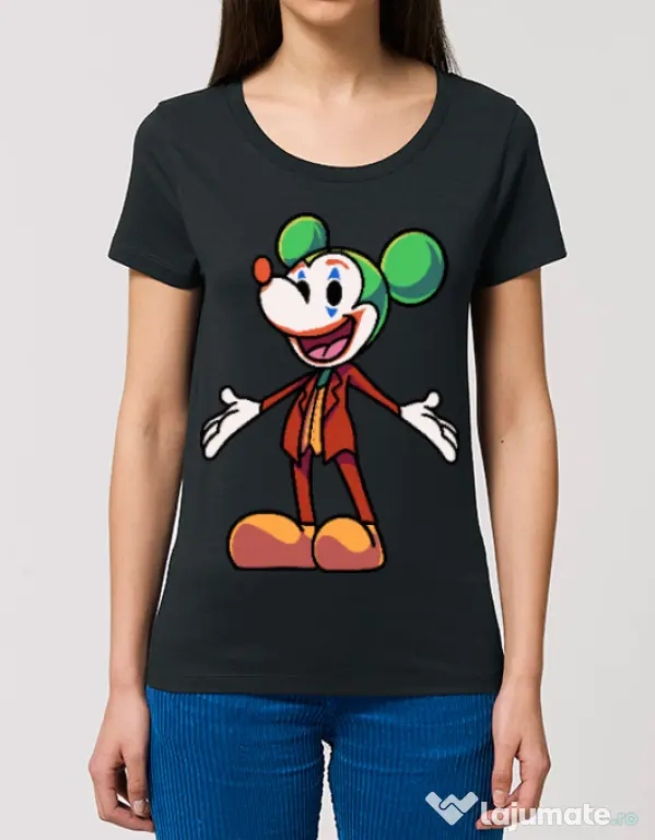 Tricou STANLEY STELLA dama Joker Mouse Negru