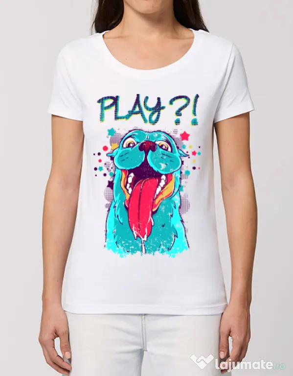 Tricou STANLEY STELLA dama Play Alb