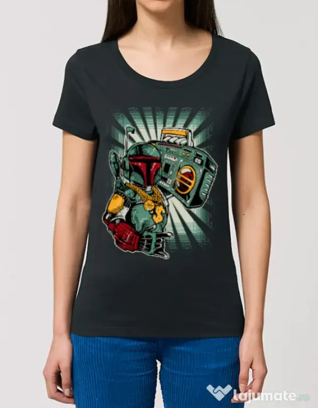 Tricou STANLEY STELLA dama Ghetobobaster Negru