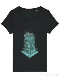 Tricou STANLEY STELLA dama Sound zone Negru
