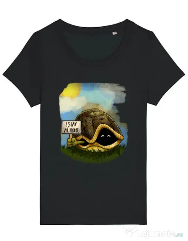 Tricou STANLEY STELLA dama I stay home Negru