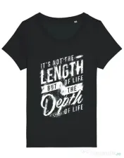 Tricou STANLEY STELLA dama Depth of life Negru