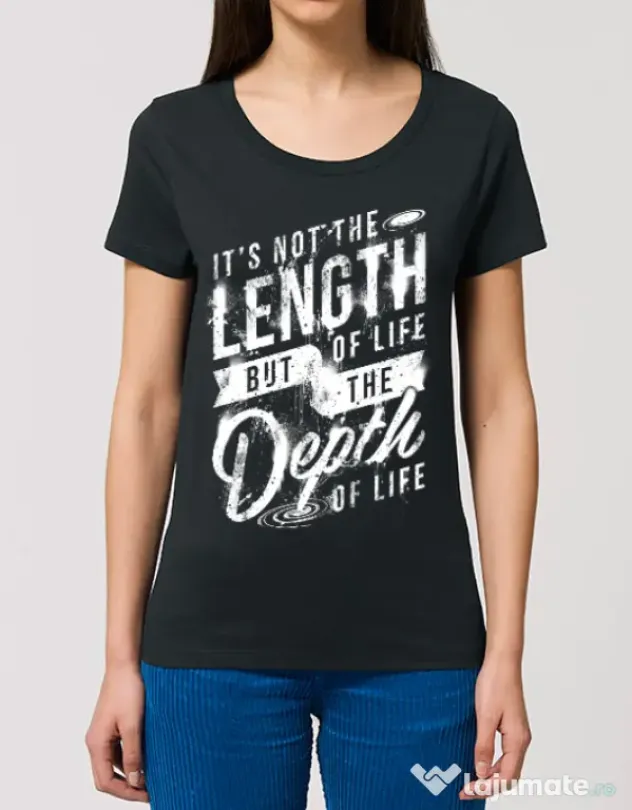 Tricou STANLEY STELLA dama Depth of life Negru