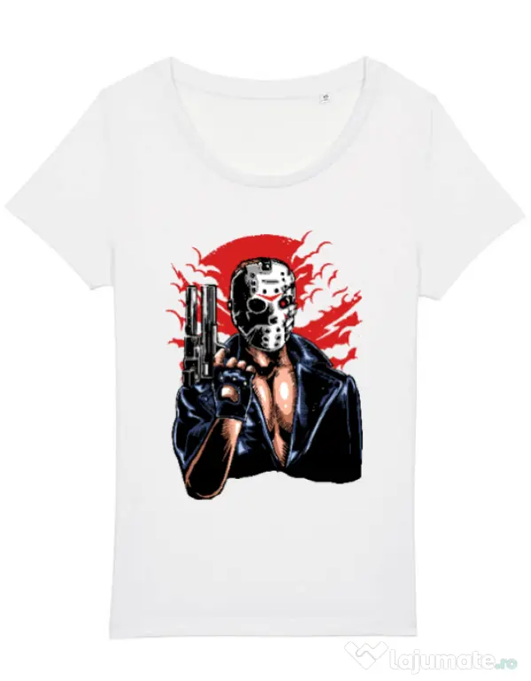 Tricou STANLEY STELLA dama Jason will be back Alb