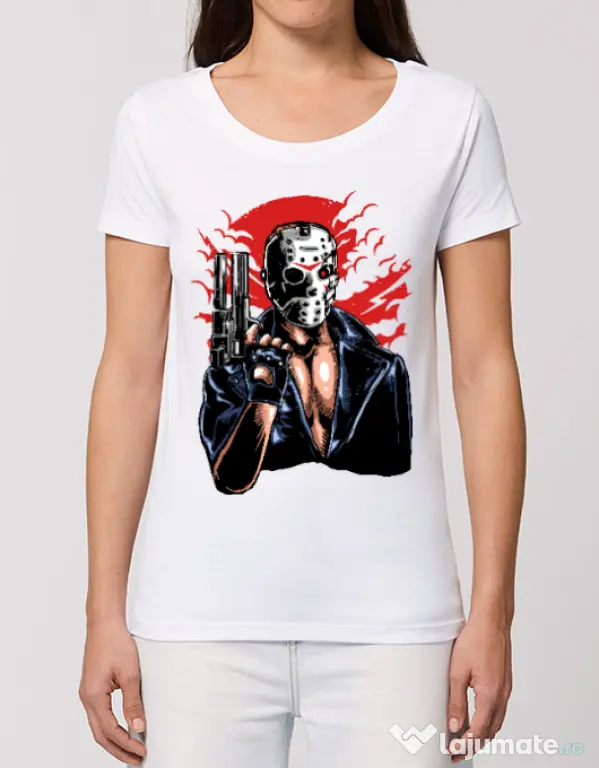 Tricou STANLEY STELLA dama Jason will be back Alb