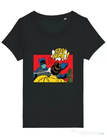 Tricou STANLEY STELLA dama Stay home Robin Negru