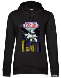 Hoodie dama cu gluga Cleaning league Glove Negru