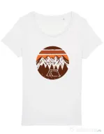 Tricou STANLEY STELLA dama Beauty mountain Alb