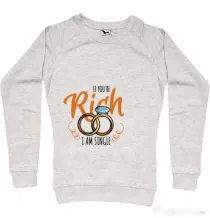 Bluza Burlacite ADLER If you are rich Migdala melanj