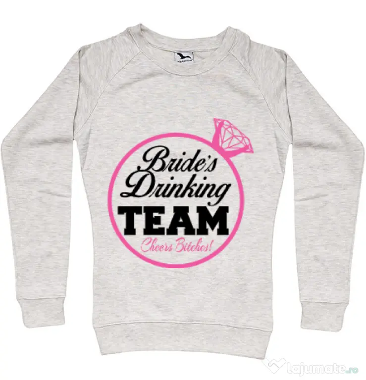 Bluza Petrecerea burlacitelor ADLER Brides drinking team Migdala melanj
