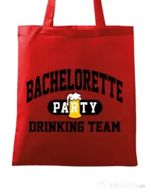Sacosa personalizata Petrecerea burlacitelor Bachelorette party Rosu