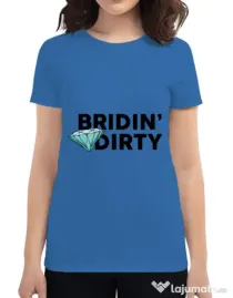 Tricou Mireasa ADLER Bridin dirty Albastru azuriu