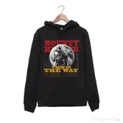 Hanorac personalizat negru unisex Bounty hunter 