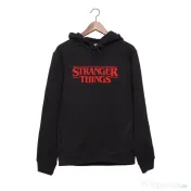 Hanorac personalizat negru unisex Stranger things 
