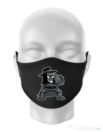Masca personalizata reutilizabila Fighting Vendetta Negru