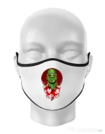 Masca personalizata reutilizabila Frank holiday Alb
