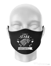 Masca personalizata reutilizabila House Stark Negru