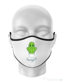 Masca personalizata reutilizabila Hugz Alb