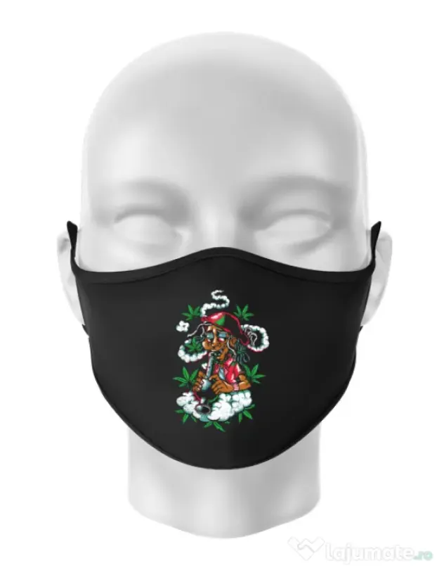 Masca personalizata reutilizabila Jamaican Negru
