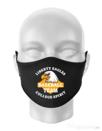 Masca personalizata reutilizabila Liberty eagles Negru