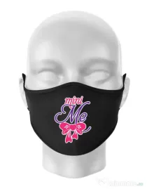 Masca personalizata reutilizabila Mini me Negru