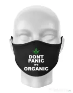 Masca personalizata reutilizabila Organic Negru