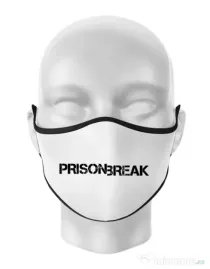 Masca personalizata reutilizabila Prison break Alb