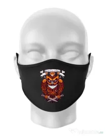 Masca personalizata reutilizabila Rogue owl Negru