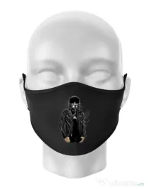 Masca personalizata reutilizabila Sky fighter Negru