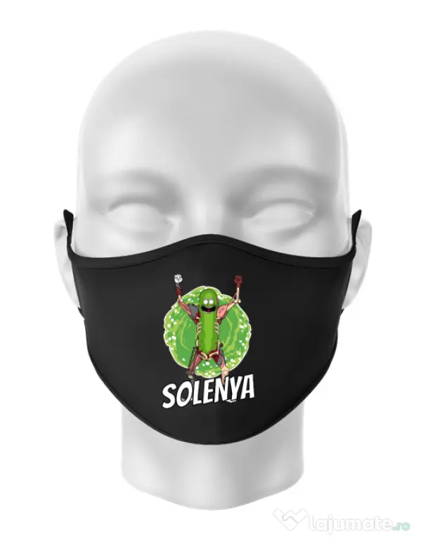 Masca personalizata reutilizabila Solenya Negru