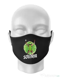 Masca personalizata reutilizabila Solenya Negru