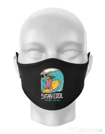 Masca personalizata reutilizabila stay cool Negru