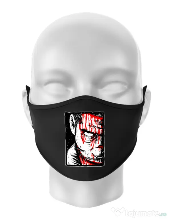 Masca personalizata reutilizabila Zomblood Negru