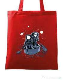 Sacosa din panza Across the galaxy Rosu