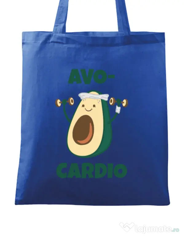 Sacosa din panza Avo-cardio Albastru regal