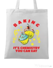 Sacosa din panza Baking Alb