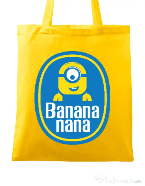 Sacosa din panza Bananana Galben