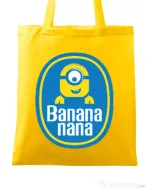 Sacosa din panza Bananana Galben