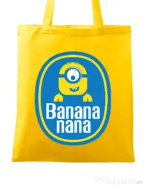 Sacosa din panza Bananana Galben