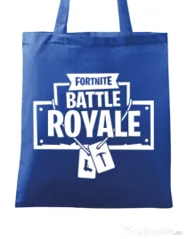 Sacosa din panza Battle royale Albastru regal