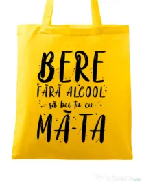 Sacosa din panza Bere fara alcool Galben