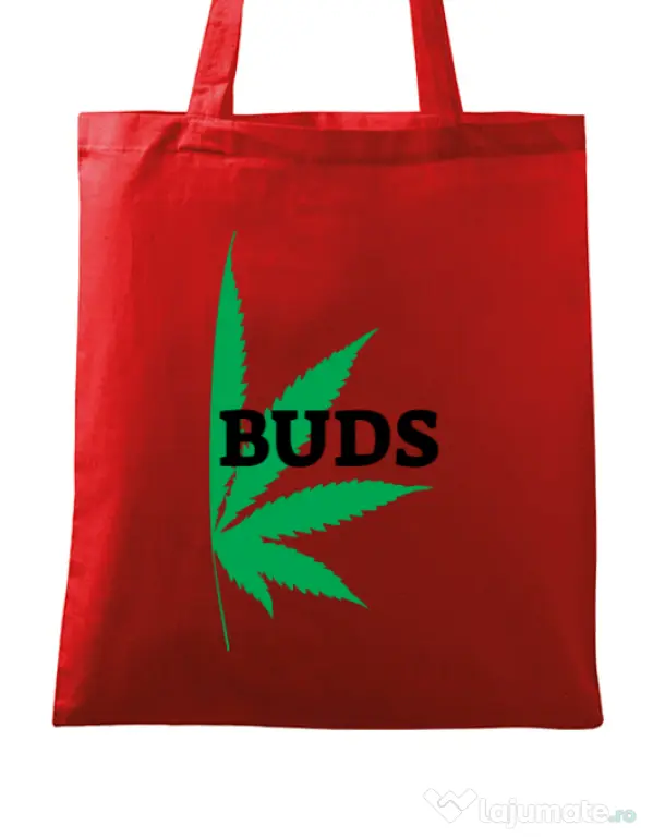 Sacosa din panza Best buds 2 Rosu