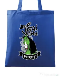 Sacosa din panza Cai verzi Albastru regal