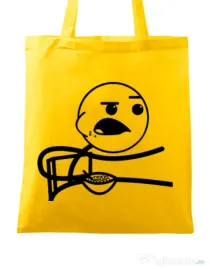 Sacosa din panza Cereal Guy Galben