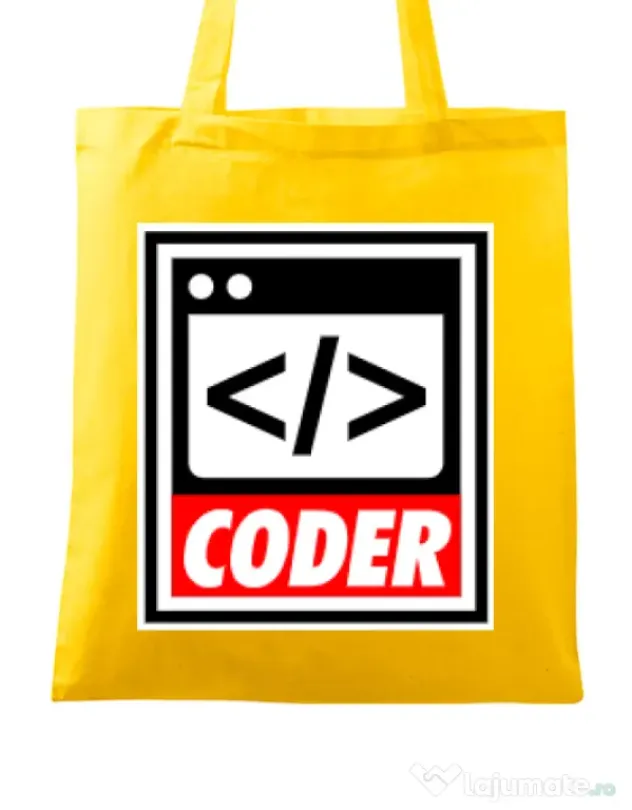 Sacosa din panza Coder Galben