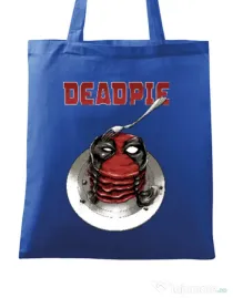 Sacosa din panza Deadpie Albastru regal