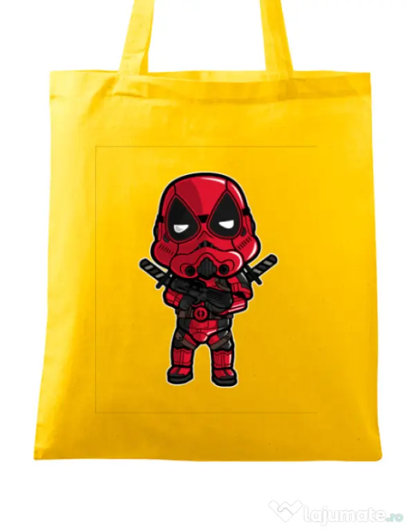Sacosa din panza Deadtrooper Galben