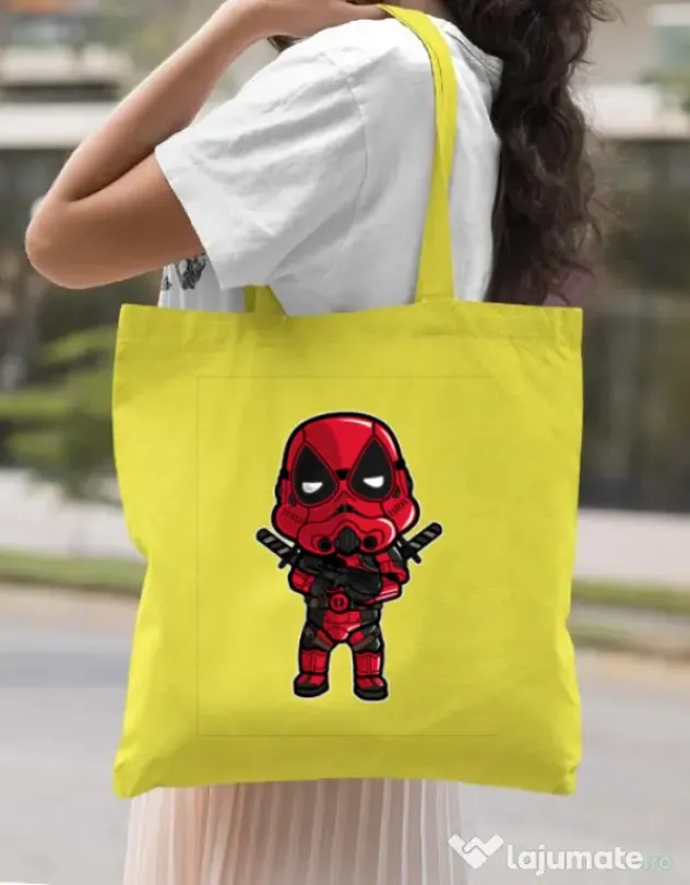 Sacosa din panza Deadtrooper Galben