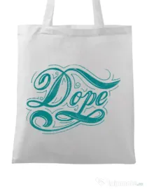 Sacosa din panza Dope Alb