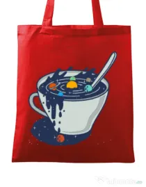 Sacosa din panza Galaxy mug Rosu